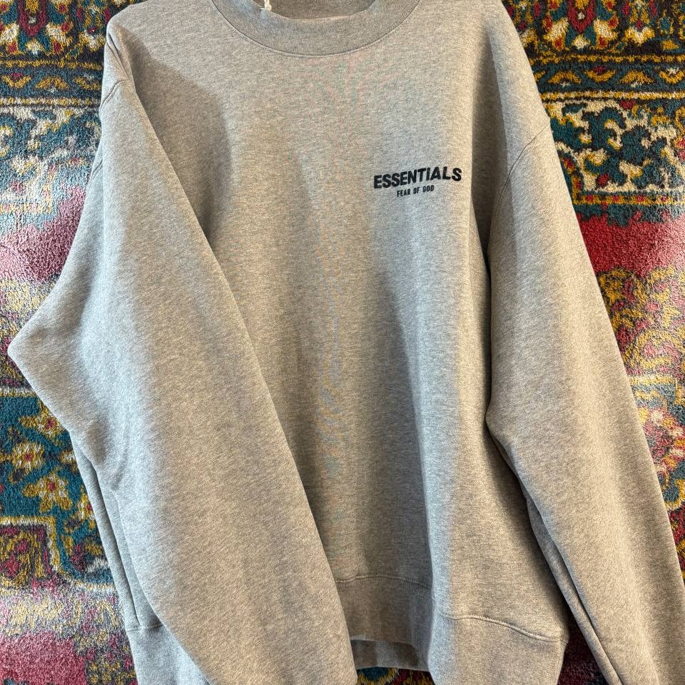Свитшот Fear of God Essentials Dark Oatmeal SS22